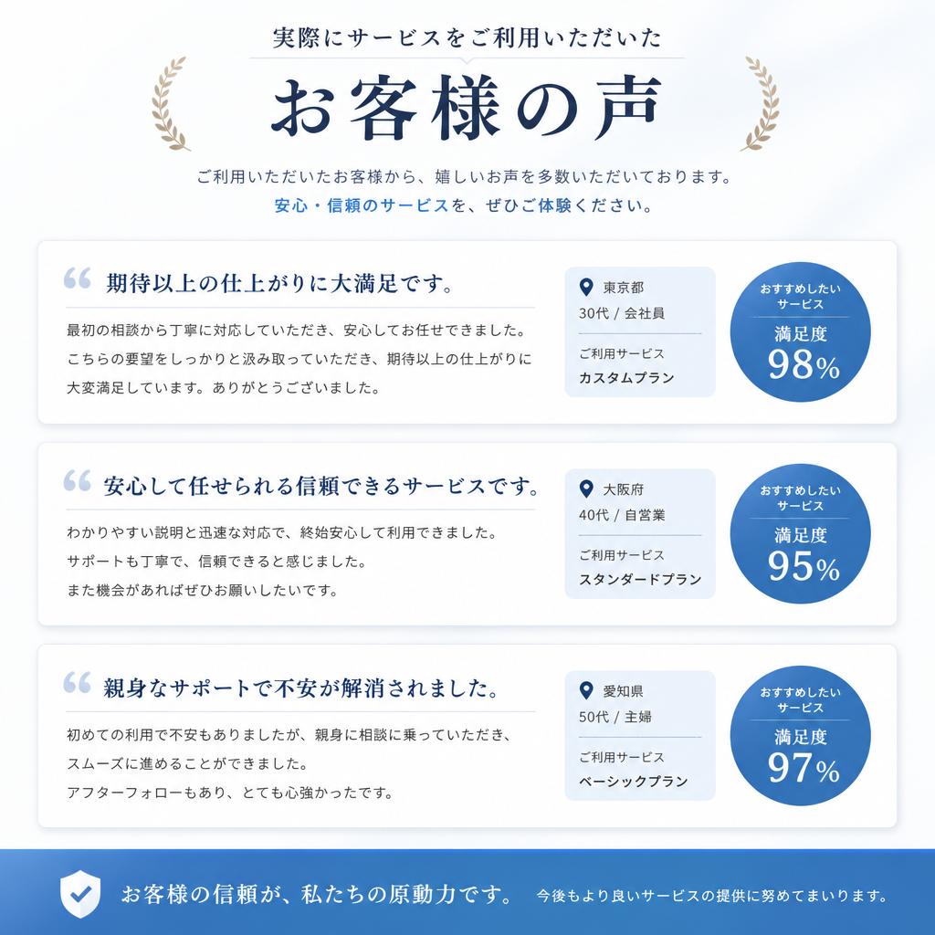 お客様の声