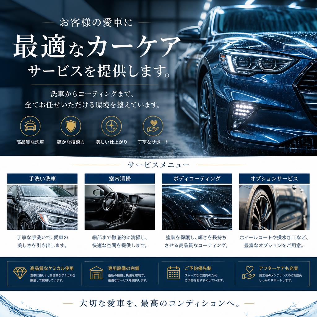 4. カーケアのプロによる安心のサービス