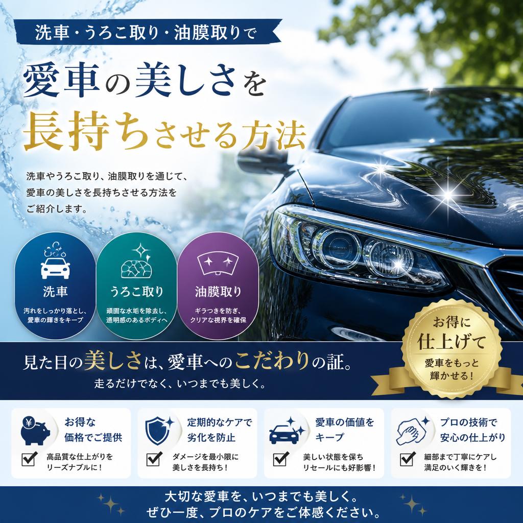 カーコーティングで愛車を輝かせる